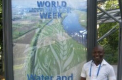 Article : M. Danny MBUYI à la semaine internationale de l’eau 2012 à Stochkolm