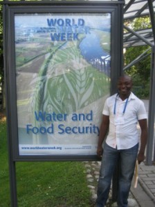 Article : M. Danny MBUYI à la semaine internationale de l’eau 2012 à Stochkolm
